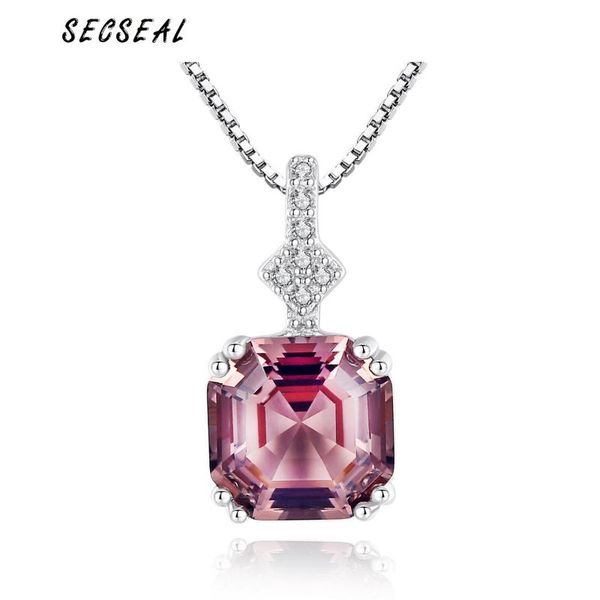 new fashion stone 925 sterling silver long chain necklace for women personalized wedding necklace fine jewelry